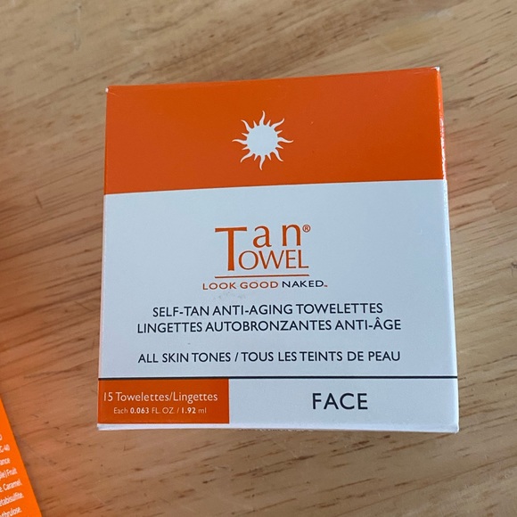 Tan Towel look good naked 3 pcs face towels, 1/2 body towels & perfect glow drop - Picture 3 of 9